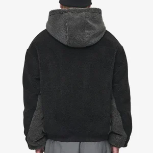 Absecon Teddy Jacket Black Anthracite-1