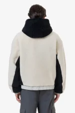 Absecon Teddy Jacket Light Beige Black-1