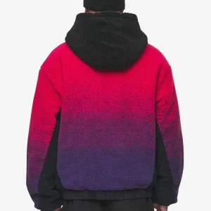 Absecon Teddy Jacket Virtual Pink Deep Purple Black-1