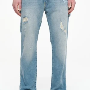 Alma Flared Jeans Washed Light Blue