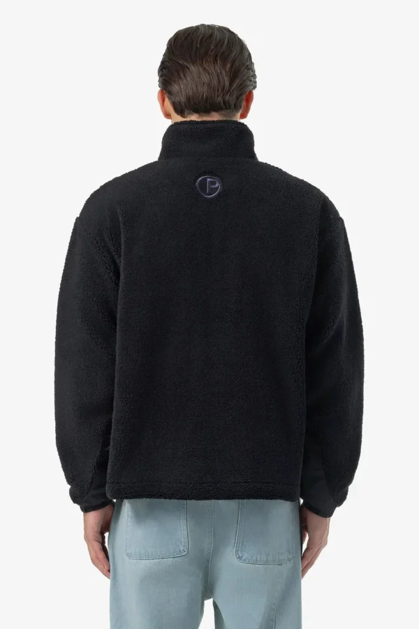 Archer Teddy Jacket Black-1