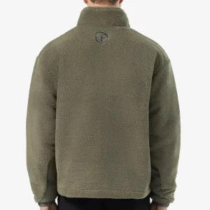 Archer Teddy Jacket Faded Olive-1