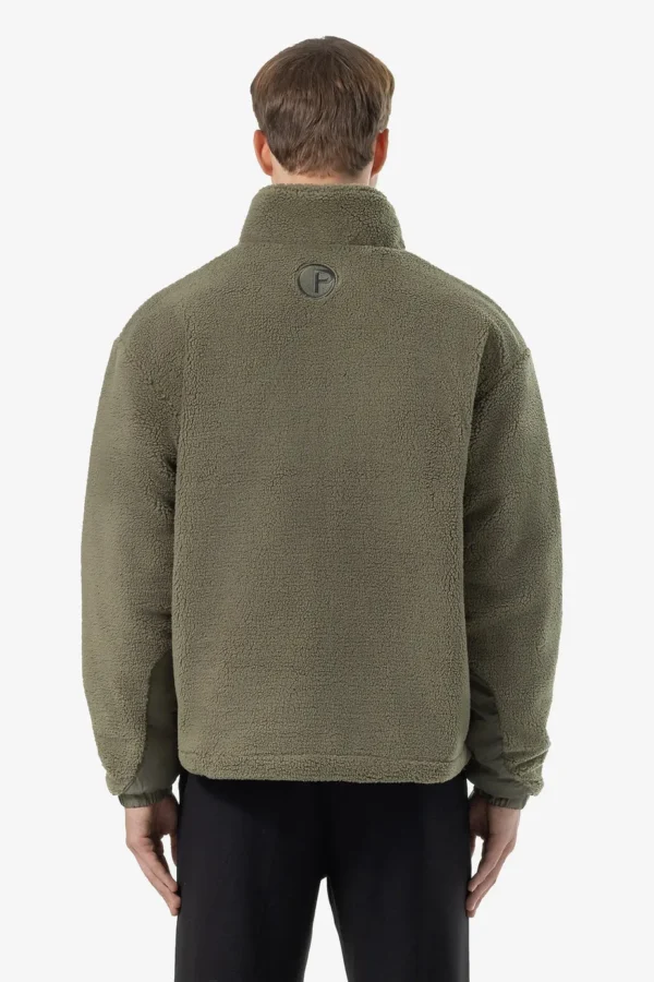 Archer Teddy Jacket Faded Olive-1