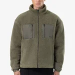 Archer Teddy Jacket Faded Olive