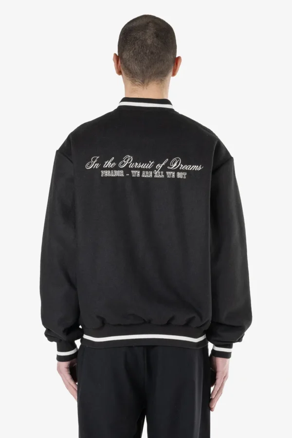 Atmore Varsity Jacket Black-1