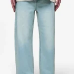 Barrow Wide Baggy Jeans Sand Washed Blue