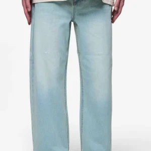 Barrow Wide Baggy Jeans Sand Washed Blue