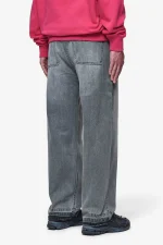 Barrow Wide Baggy Jeans Washed Anthracite-1