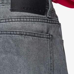 Barrow Wide Baggy Jeans Washed Anthracite-2