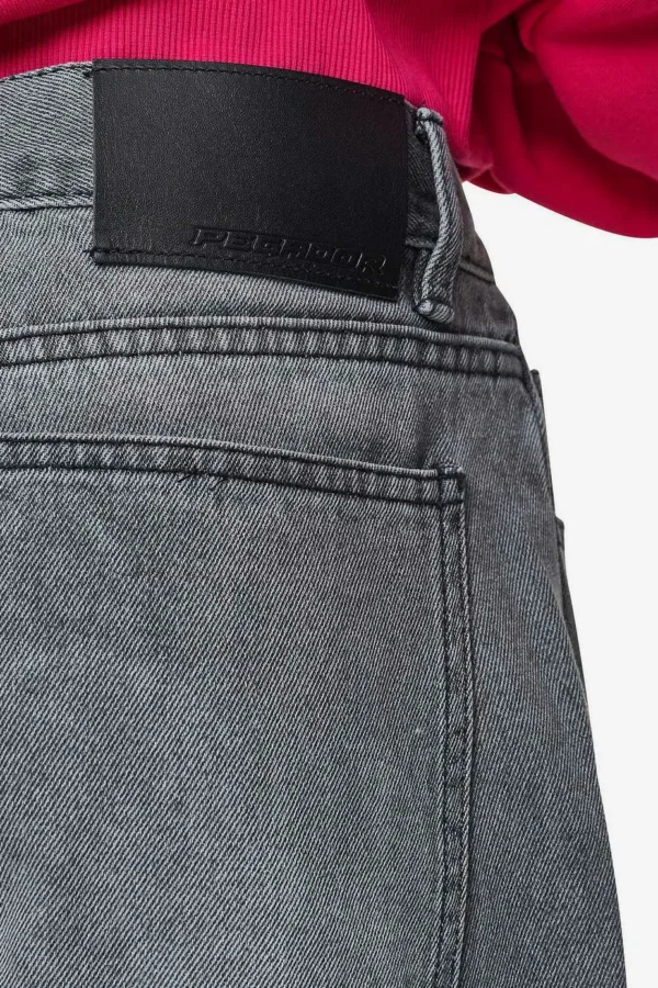 Barrow Wide Baggy Jeans Washed Anthracite-2