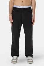 Baures Straight Jeans Deep Black