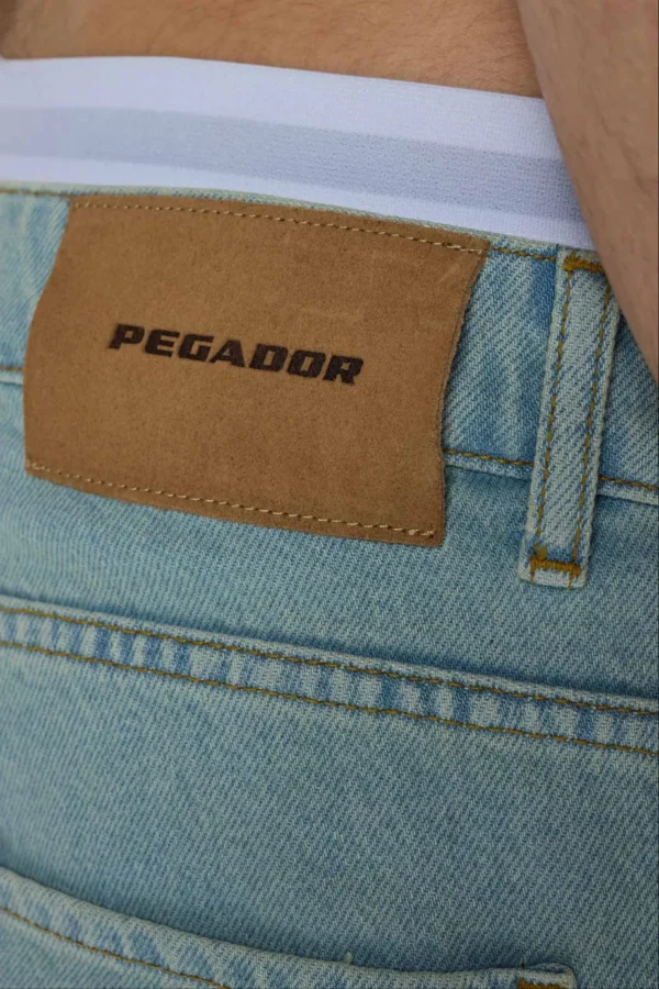 Baures Straight Jeans Sand Washed Blue-2