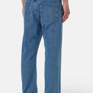 Baures Straight Jeans Washed Blue-1