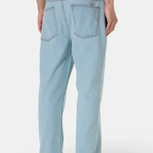 Baures Straight Jeans Washed Cold Blue-1