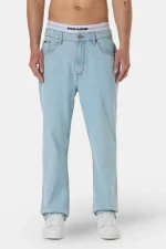 Baures Straight Jeans Washed Cold Blue