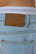 Baures Straight Jeans Washed Cold Blue-2