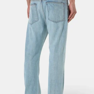 Baures Straight Jeans Washed Light Blue-1