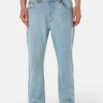 Baures Straight Jeans Washed Light Blue