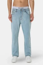 Baures Straight Jeans Washed Light Blue