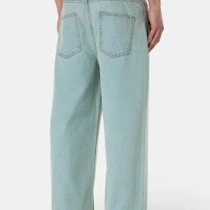 Bece Loose Jeans Sand Washed Blue-1