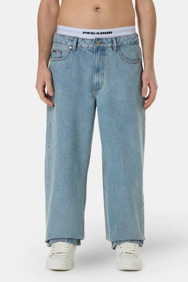 Bece Loose Jeans Washed Light Blue