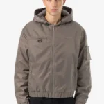 Bensley Bomber Jacket Dust Brown
