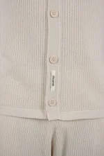 Campbell Knit Shirt Dark Unbleached-2