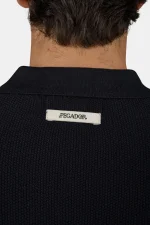 Campo Knit Polo Shirt Black-2