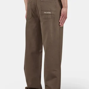 Darel Wide Jeans Washed Cozy Brown-1