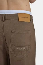 Darel Wide Jeans Washed Cozy Brown-2