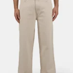 Darel Wide Jeans Washed Light Beige