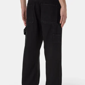 Daule Baggy Workwear Jeans Deep Black-1