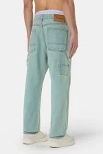 Daule Baggy Workwear Jeans Sand Washed Blue-1