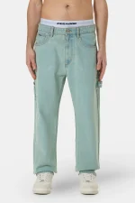 Daule Baggy Workwear Jeans Sand Washed Blue