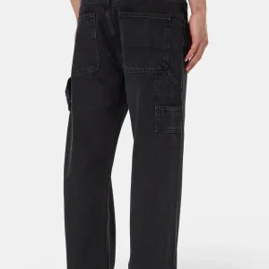 Daule Baggy Workwear Jeans Washed Black-1