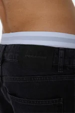 Daule Baggy Workwear Jeans Washed Black-2