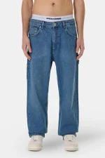 Daule Baggy Workwear Jeans Washed Blue