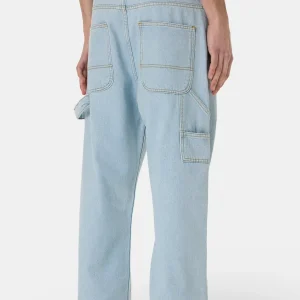 Daule Baggy Workwear Jeans Washed Cold Blue-1