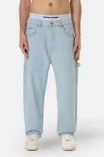 Daule Baggy Workwear Jeans Washed Cold Blue