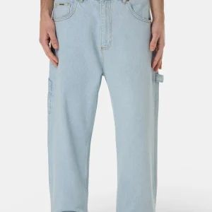 Daule Baggy Workwear Jeans Washed Cold Blue