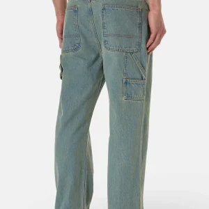 Daule Baggy Workwear Jeans Washed Vintage Blue-1