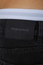 Dawes Cargo Baggy Jeans Washed Black-2