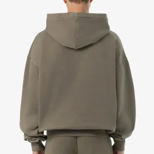 Pegador Logo Oversized Vintage Faded Olive Hoodie