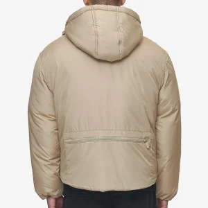 Jean Utility Puffer Jacket Sand-1