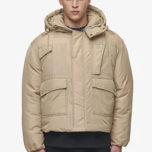 Jean Utility Puffer Jacket Sand