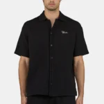 Jovren Structured Shirt Black White