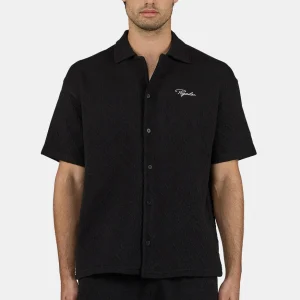 Jovren Structured Shirt Black White