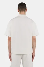 Jovren Structured Shirt Unbleached Black-1