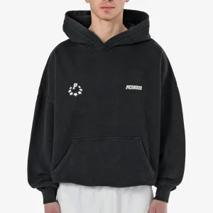 Pegador Cote Boxy Vintage Black Hoodie