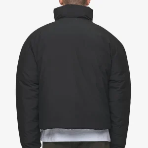 Lavoy Cropped Boxy Puffer Jacket Black-1